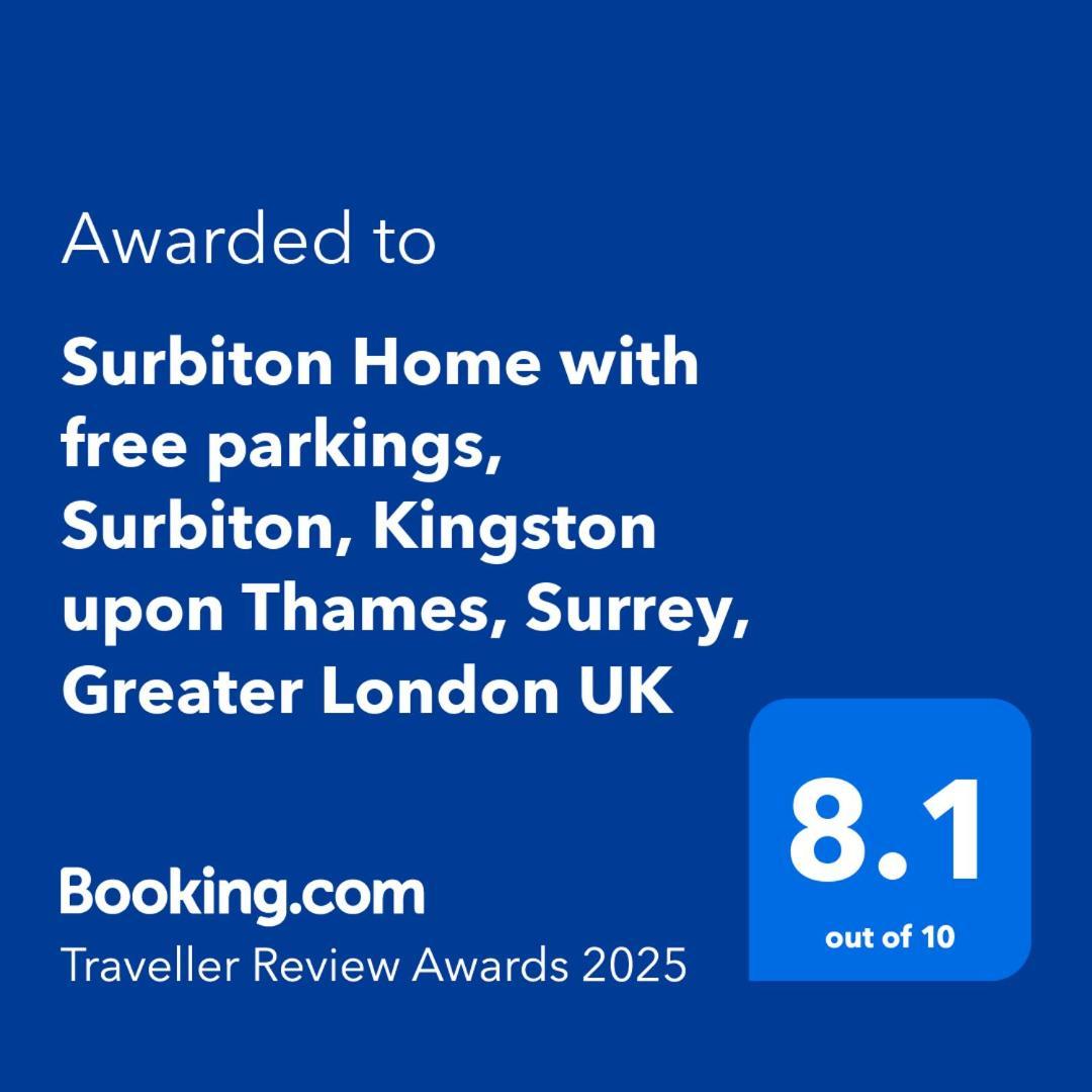 Surbiton Home With Free Parkings, Surbiton, Kingston Upon Thames, Surrey, Greater London Uk Εξωτερικό φωτογραφία